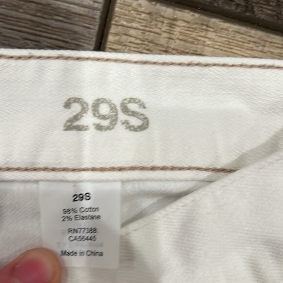 J.Crew Women's Bootcut Jean Off White Size 29S - Picture 7 of 10